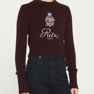Ritz Paris Women's Dark blue Cowl Neck Sweater